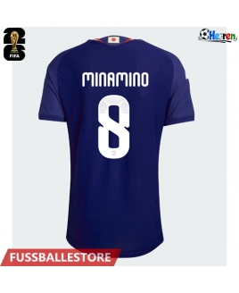 Günstige Japan Takumi Minamino #8 Heimtrikot WM 2026 Kurzarm